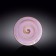 Round plate Wilmax England Spiral, D = 20.5 cm, lavender color