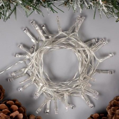Garland “thread” 4 m, IP20, transparent thread, 40 LED, purple glow, 2 modes, AAH3-1
