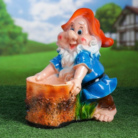 Figure Kashpo "The Gnome Cheerful" 40x31x20 cm, mix
