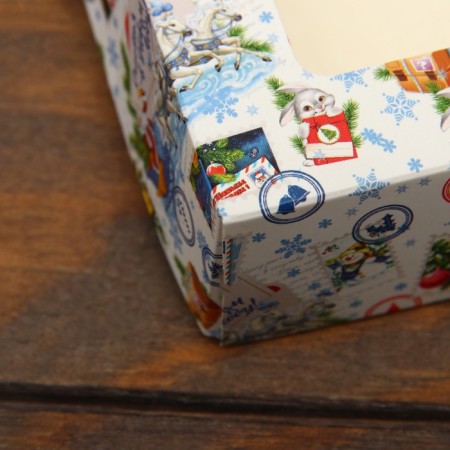 Folding box "Gift", 20 x 12 x 4 cm with a window-2