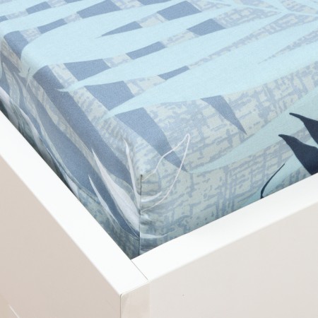 Elevanis sheet Ethel ARECA Palm, 160*200*25cm, Poplin, 125 g/m2-3