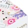 Notebook Gift 112l, Line, with a Fleet, a cut with a pattern of the cover, flowers (17.7x13.5cm) 1