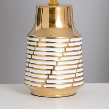 Carla desktop lamp 1x40W E14 white/gold 22x22x36cm-6