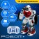 Gorillabot robot, radio -controlled, gun steam, light, sound, with a battery