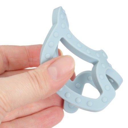 Silicone Bitter "Elephant", Blue color, Mum & Baby-4