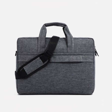 Laptop bag, gray color-4
