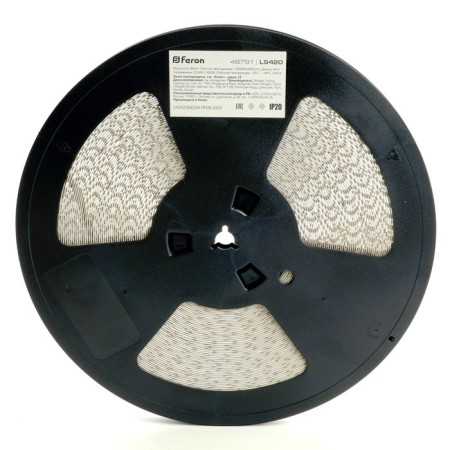 Feron 40 m, IP20, SMD2835, 120 LED/m, 8 W/M, 48 V, glow warm white white-6