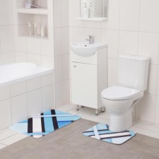 A set of mats for the bathroom and toilet of the Dilan 