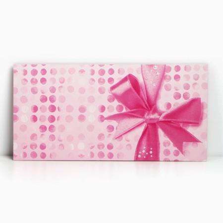 Money envelope "Pink Bant" 16.5 x 8 cm