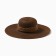 Women's hat Minaku "Leopard" Brown color, rr 56-58