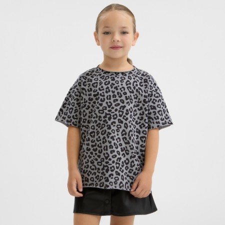 Футболка для девочки KAFTAN Trendy grey, р.34 (122-128)