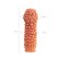 Kokos nozzle with additional stimulation, realistic, TPE, bodily, 16.5 cm