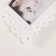 Photo frame plastic in 2 photos 10x15 cm "forget -me -nots" white, rhinestones 25x21 cm