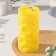 Aromatic decorative candle "openwork", yellow, 6x12 cm, melon