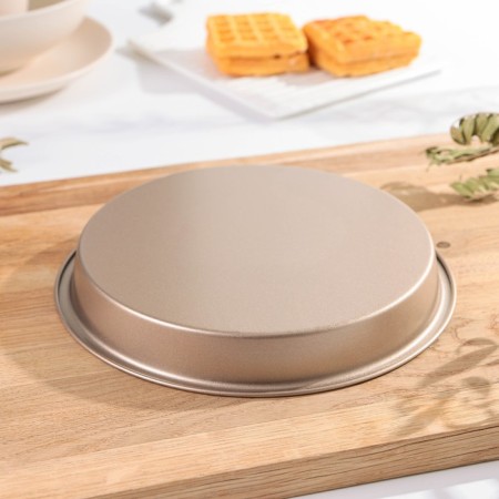 Baking shape of the share "Circle. Gold ", d = 20 cm, anti -stick coating, brown color-2