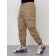 Cargo jeans, size 48, beige color