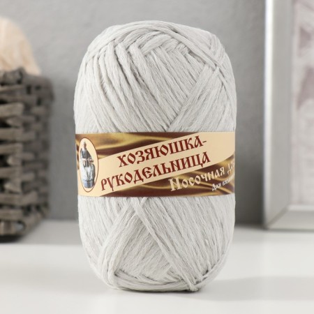 Yarn "NOSTOCE PRODUCATION" 100% polypropylene 200 ± 20m/50g set 2pcs (blue, harsh)-1