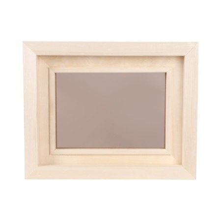Window, 40 × 50cm, double glass of linden, bronze-1