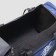 Road bag, 3 parts on lightning, external pocket, long belt, black/blue color