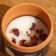 Aromatic candle in a jar of 70 g, soy wax, rose