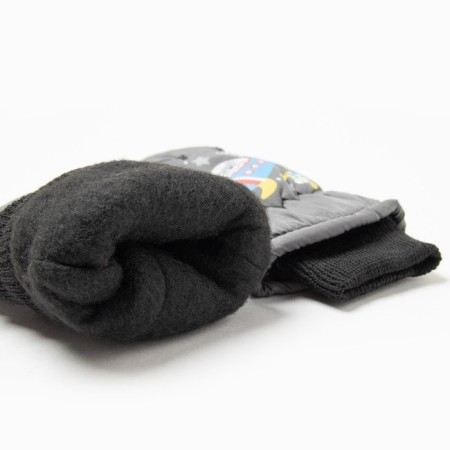 Gloves for children, dark gray color, size 14 (3-6 years)-2