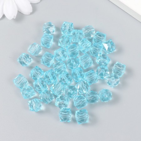Beads Plastic "Crystal Multicurler. Heavenly" Transparent set of 20 g 1x1x1 cm-1