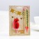 Candle for cake the number "Oval" Red "6" + Fountain