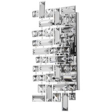Wall lamp STILFORT 2171/09/02W Tetrix, 2x40W, E14, 420x420x100 mm, chromium color