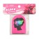 Close for hair with a clamp, pink