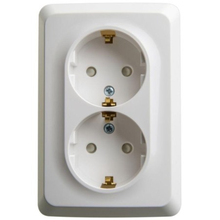 Corner socket Sche PA16-108B Study, OP, 2 sockets, IP20
