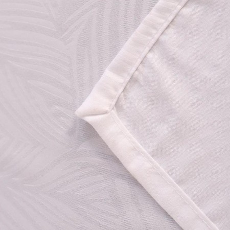 Domovita tablecloth white jacquard, MIX drawing (80% polyester, 20% cotton) microfiber 100x150-1
