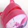 Children's backpack on the zipper "chosen", the color is pink