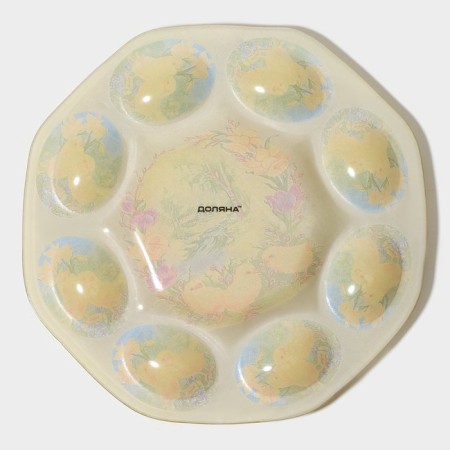 Glass stand for the eggs of the "chickens", 21 × 1 cm, 8 cells-5