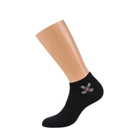Women's socks Mini Trend, size 35-38, Nero color-1