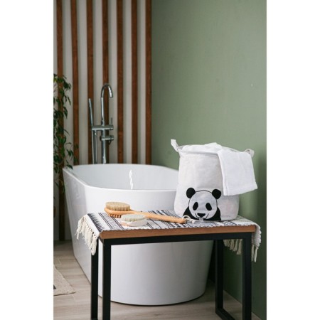 Basket Winness Textile shares "Panda", 30 × 30 × 30 cm, white color-11