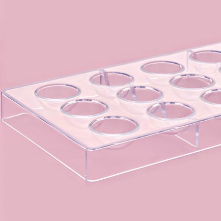 Konfinetta chocolate form "hemisphere", 28 × 14 cm, 15 cells, color transparent-2