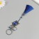 A keychain with a carbine from the evil eye Metal "Turtle with a brush 16 cm