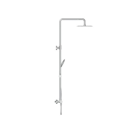 Shower system Cersanit Brasko A63066, thermostatic, shower 3 dir., Hose 150 mm metal-4
