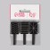Set of magnets for varnish, 3 types, 6 × 2 cm, black color