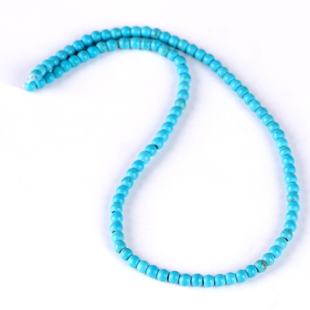 Beads made of natural stone "turquoise" set of 90 pcs., Size 1 pc. - 4 mm-1
