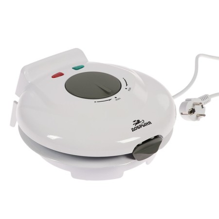 Dobrynya Electrrowfelnik DO-2105, 1200 W, thin waffles, anti-stick coating, white