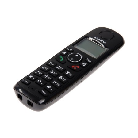 Radio Telphone Dect Maxvi GA-01, Caller ID, Intercom, Speakerophone, AOO, Conference-Black, Black-7