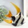 Souvenir glass "Fish Exot" under Murano glass 23.5x4x420 cm