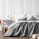 Cover with pillowcases "Luke", size 160x220 cm, color gray color