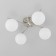 Ceiling chandelier Citilux "Adam Smart" CL228A141 45x41x21 cm, 4x12W, LED, Gray color.