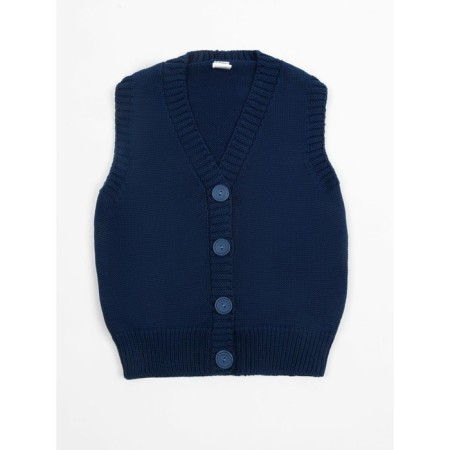 Жилет для девочки Knit Mild, рост 128 см, цвет синий-12
