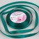 Satin tape, 10 mm × 23 ± 1 m, emerald color No. 126