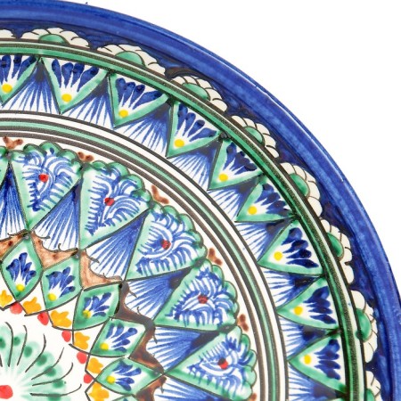 Largan Rishtan ceramics "Patterns", 25 cm, blue, mix-6