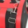 Striped-striped bag 35*23*22 cm, red