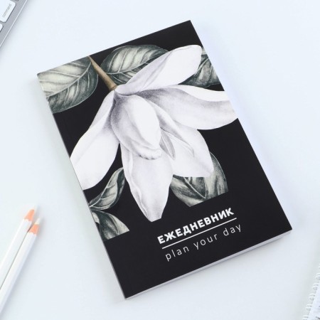 Diary A5, 80 l. Thin cover "Flower"-3